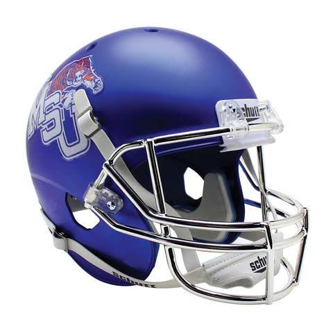 Satin Blue Football Helmet Q9662