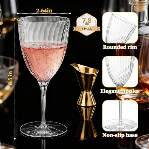 16 Pack 6oz Clear Champagne Flutes B8267