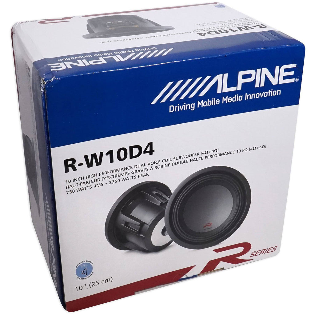 Alpine R-Series R-W10D4 Car Subwoofer G478565