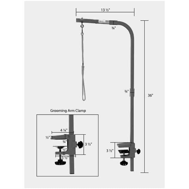 Groom Arm with Clamp 36In Y532396