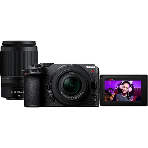 Mirrorless Camera 4K DX Body with 2 Lens Kit 16-50mm & 50-250mm B6957