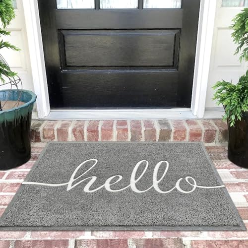 Black 36"x24" Non Slip Doormat W136661