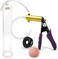 Purple Silicone Grips Clear Hose 12" Length x 2.125" Diameter Round Flange Cylinder Z232197