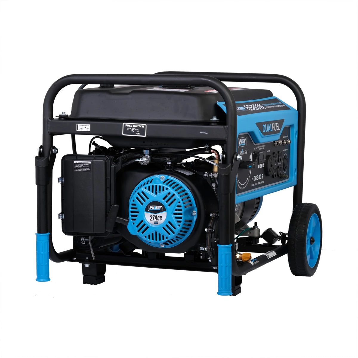 6580-Watt Dual Fuel Portable Generator T627394