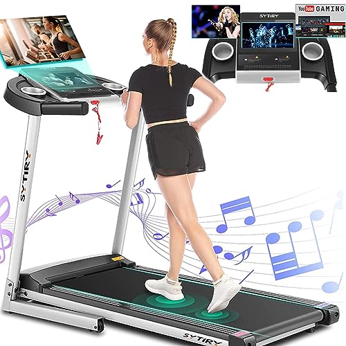 Smart Folding Treadmill Machine with TV Screen and WiFi N8482