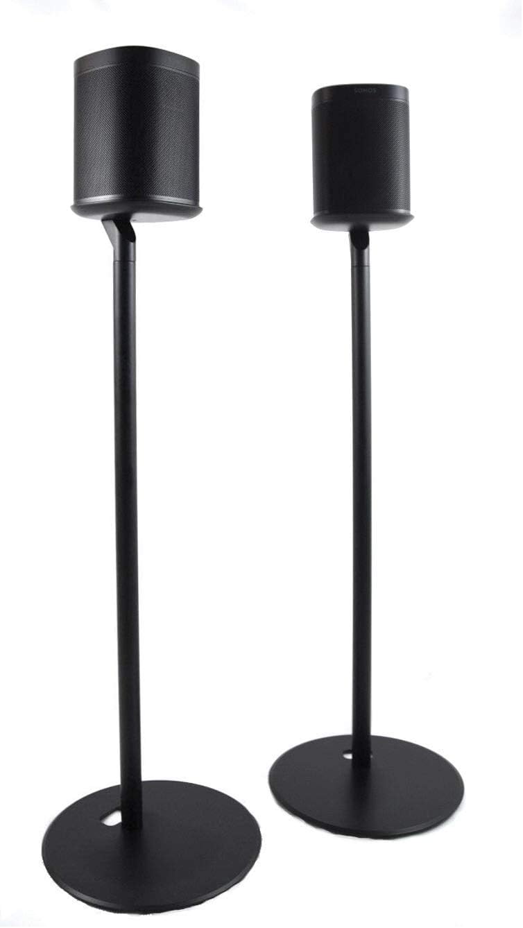 2 Pack Black Floor Stand for Sonos One One SL Play:1 Speaker C186