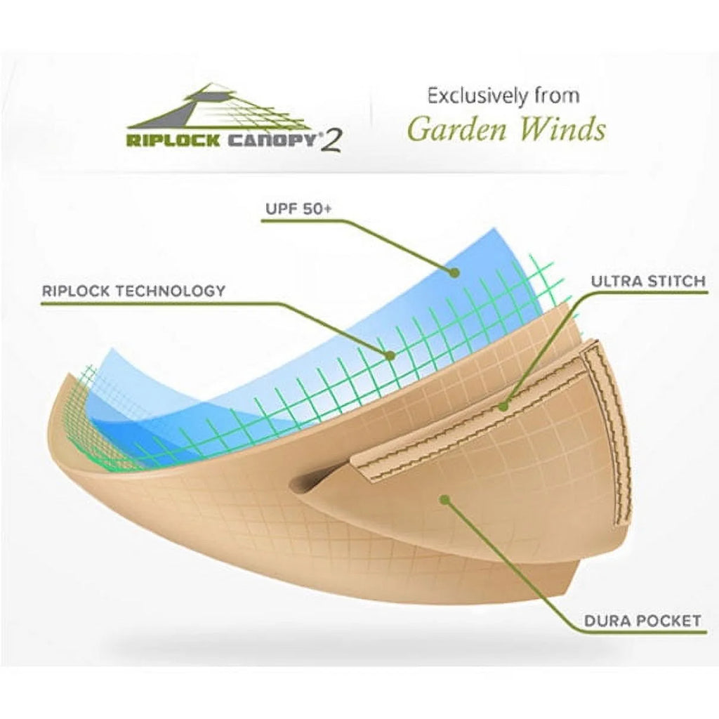 Replacement Canopy Top and Side Mosquito Netting Set for Gazebo Y98820