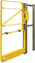 Carbon Steel Yellow Powder Coat Clamp-On Self-Closing Safety Gate C29113