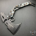 13" Stonewash Survival Tomahawk Axe D343493