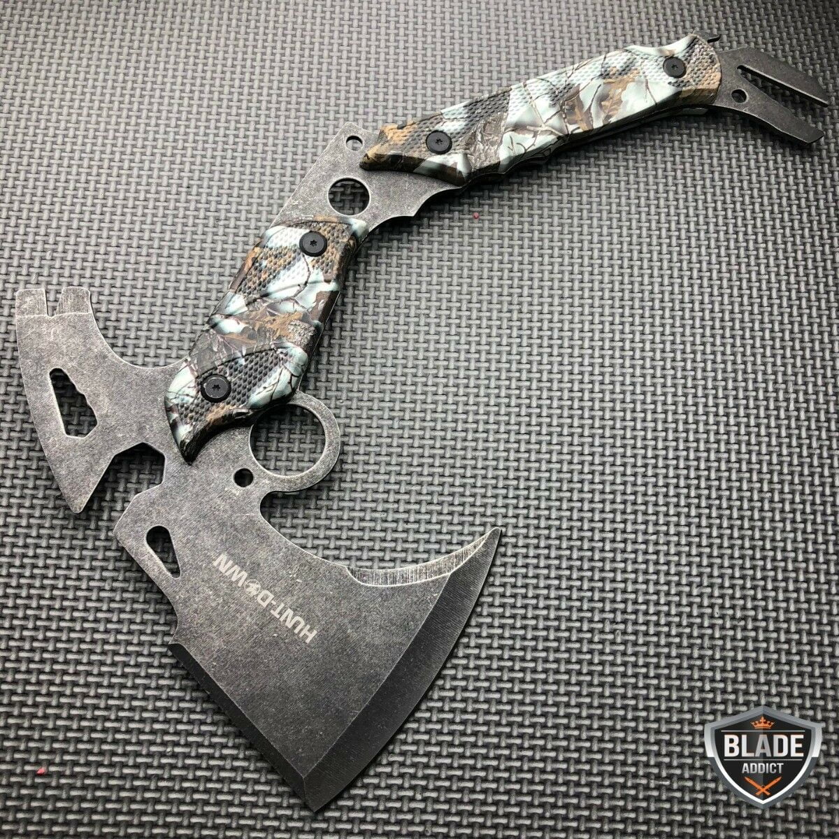 13" Stonewash Survival Tomahawk Axe D343493
