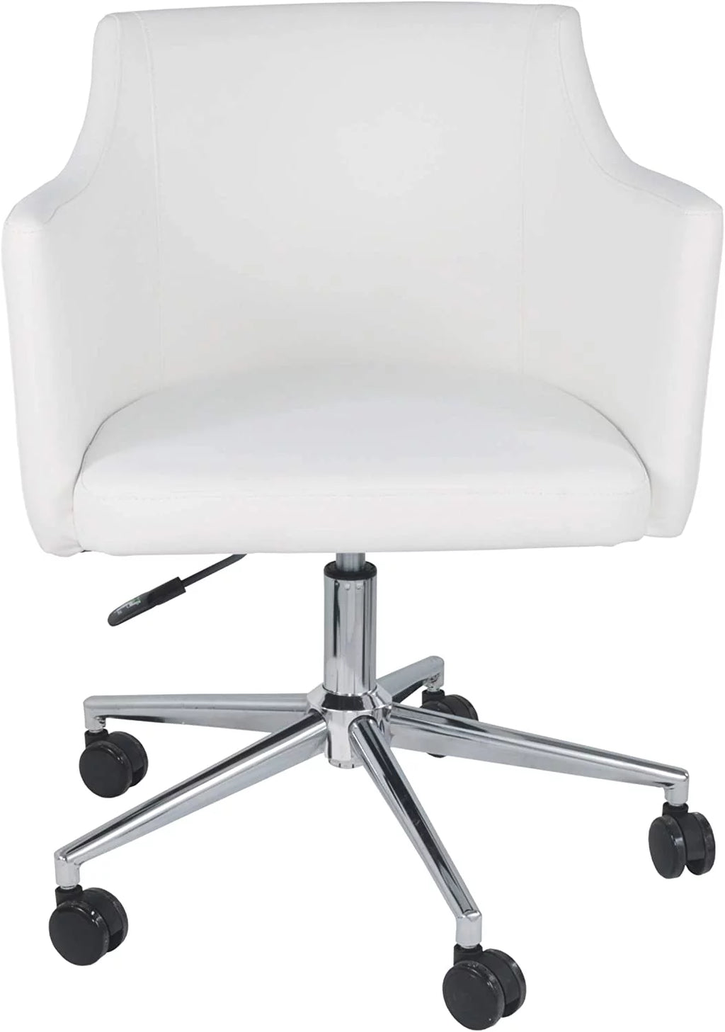 White Adjustable Swivel Office Desk Chair K6171