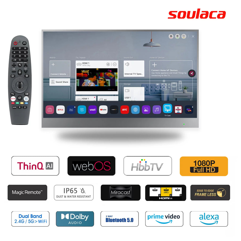 22 inches Waterproof Smart LED TV G670