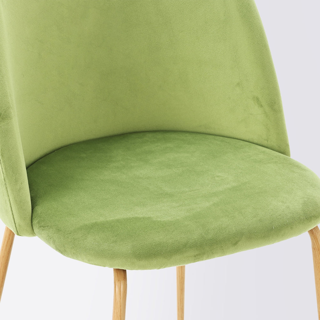 Green Velvet Dining Chairs Set of 4 G898