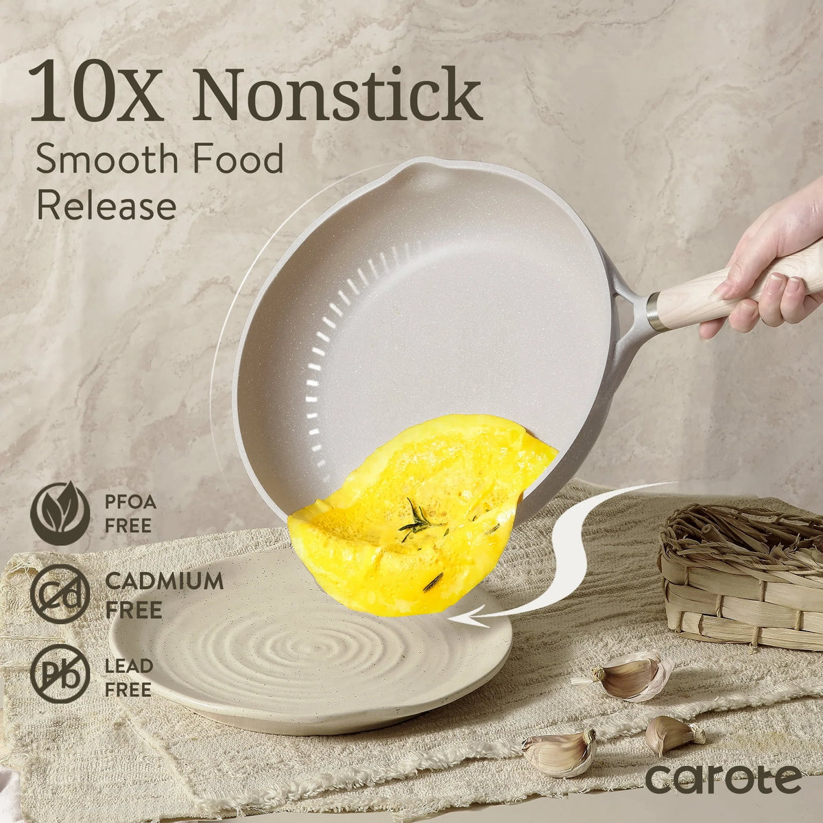 Nonstick 8 Pcs Induction Cookware Set A24388