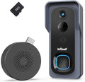 Wireless Video Doorbell Camera with Indoor Chime, 1080P HD, Rechargeable Battery, Pack of 2 L428