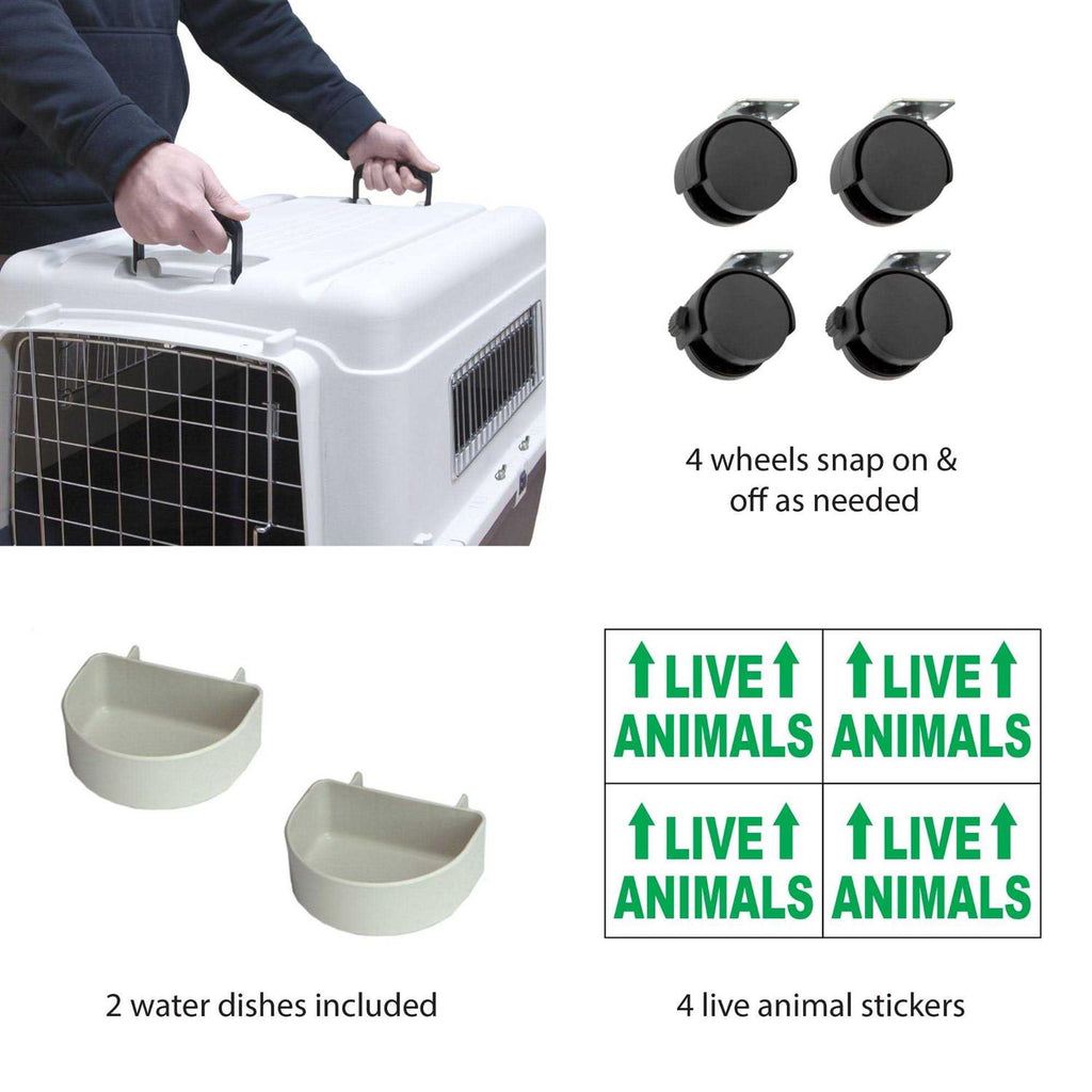 Plastic Dog Crate G777
