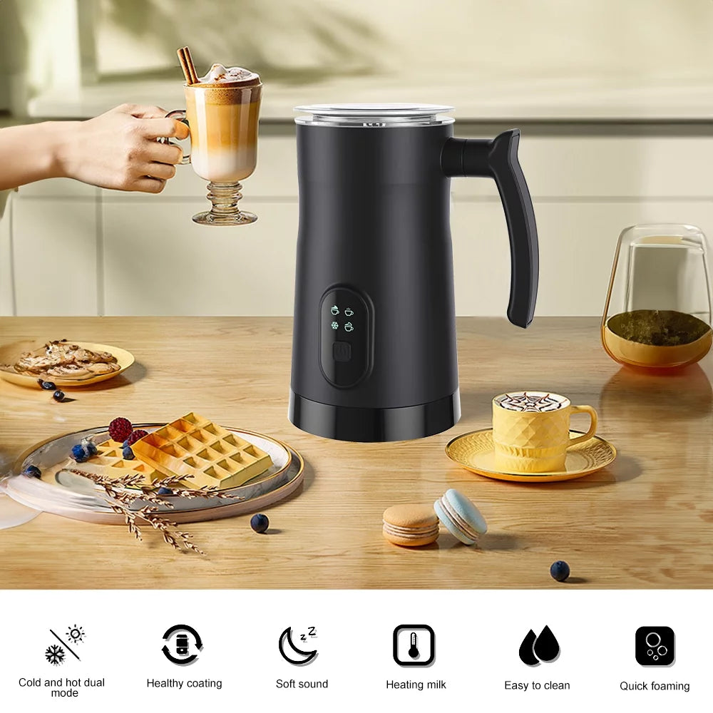 Electric Milk Frother and Steamer 4 in 1 400W 350ml E6302