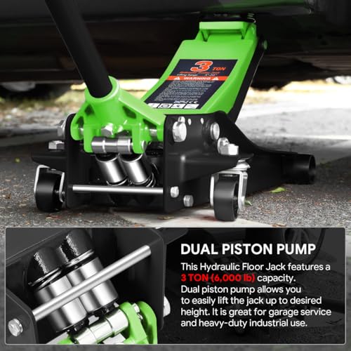 3 Ton Low Profile Steel Hydraulic Floor Jack E39758