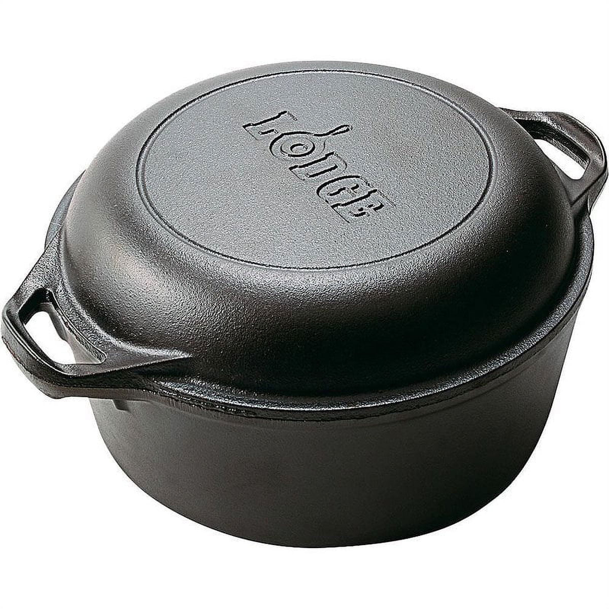 Cast Iron 5 Quart Double Dutch Oven U34271