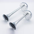 12V Stainless Steel Dual Trumpet Train Horn Kit C5128