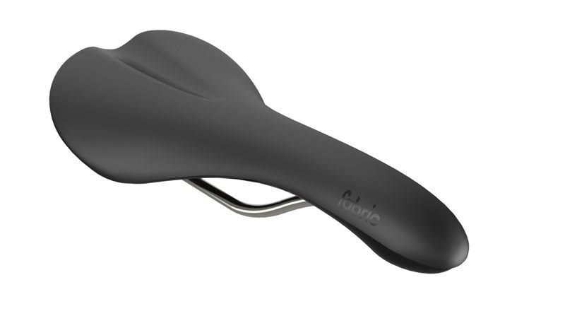 Black Fabric Scoop Saddle A5796