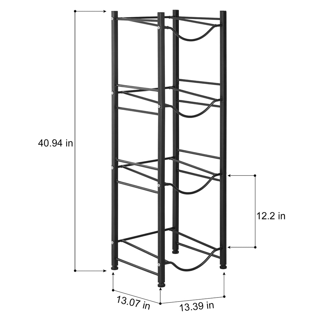 4-Tier Heavy Duty Water Bottle Holder Storage Rack K451942