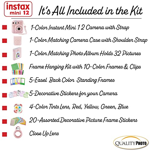 Lilac Purple Instant Camera with Case and Accessory Kit Y69003