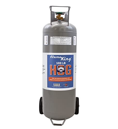 Gray 100 LB Horizontal & Vertical Propane Cylinder B1948