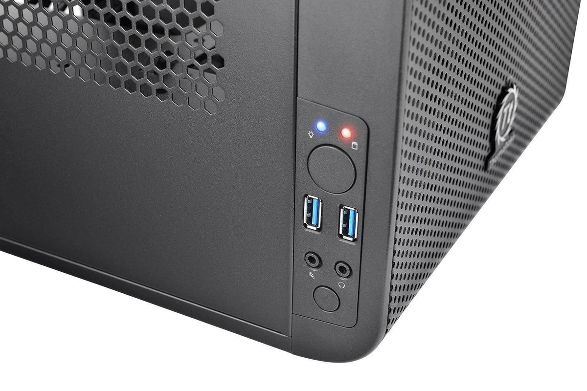 Black Mini-ITX Mini-Tower Computer Case P4189