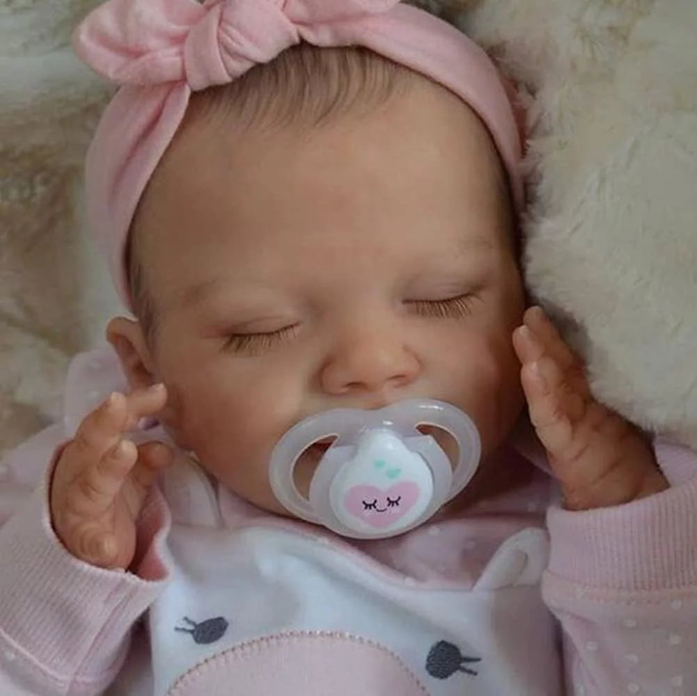 18" Soft Vinyl Silicone Full Body Realistic Newborn Baby Doll S459089