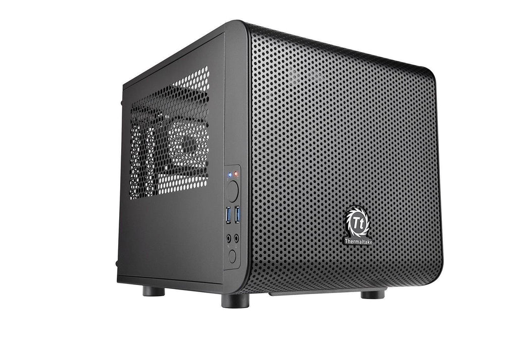 Black Mini-ITX Mini-Tower Computer Case P4189