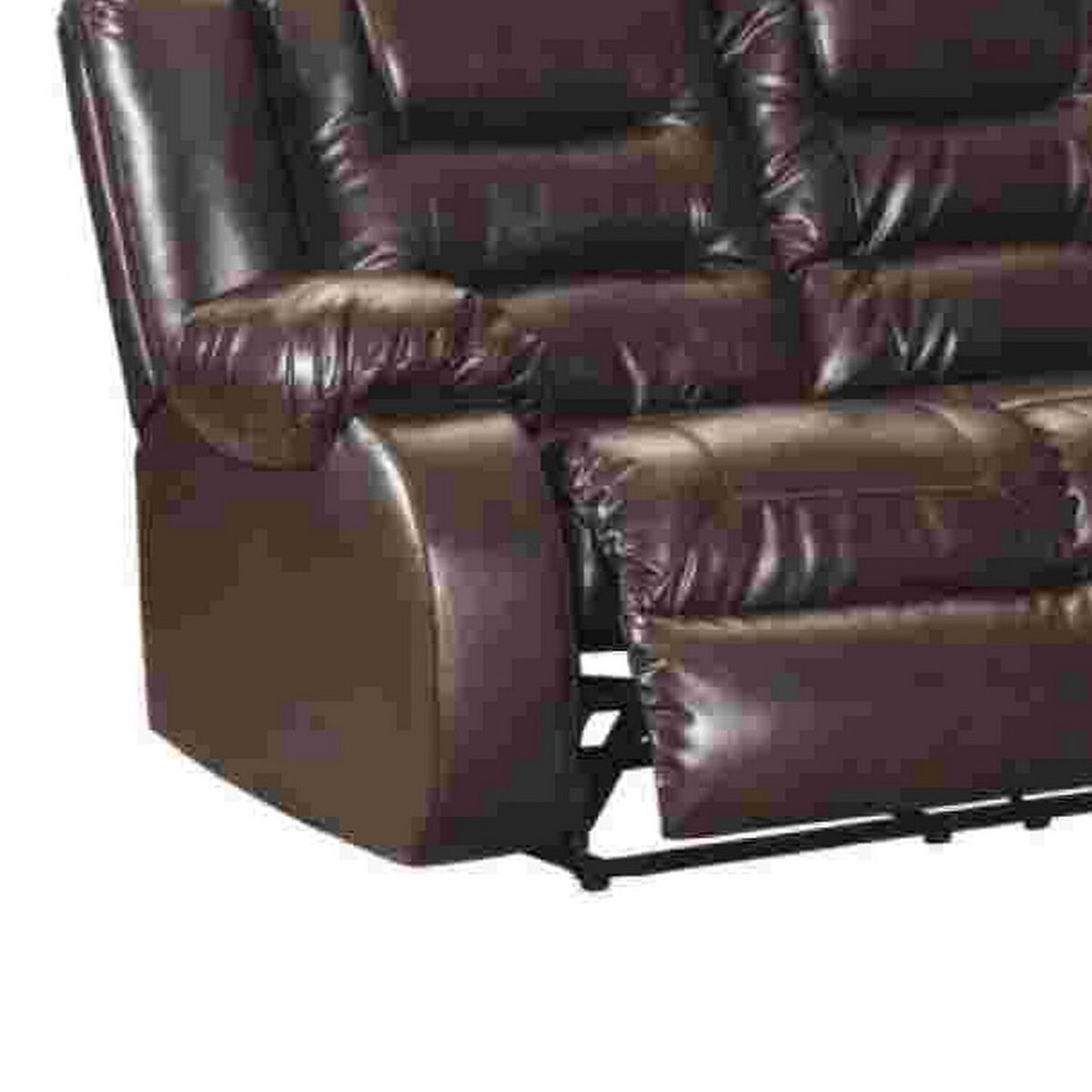 Chocolate Brown Reclining Sofa J235626