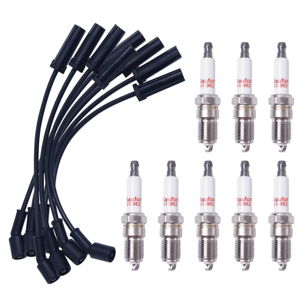 Iridium Spark Plugs and Wires Set, Pack of 16 P23051