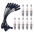 Iridium Spark Plugs and Wires Set, Pack of 16 P23051