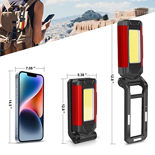 Rechargeable LED Magnetic Work Light 2 Pack O949