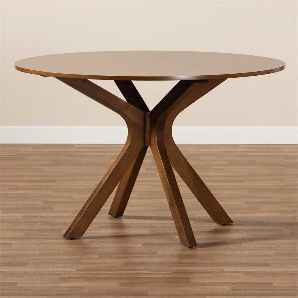 Walnut Round Wood Dining Table N886559