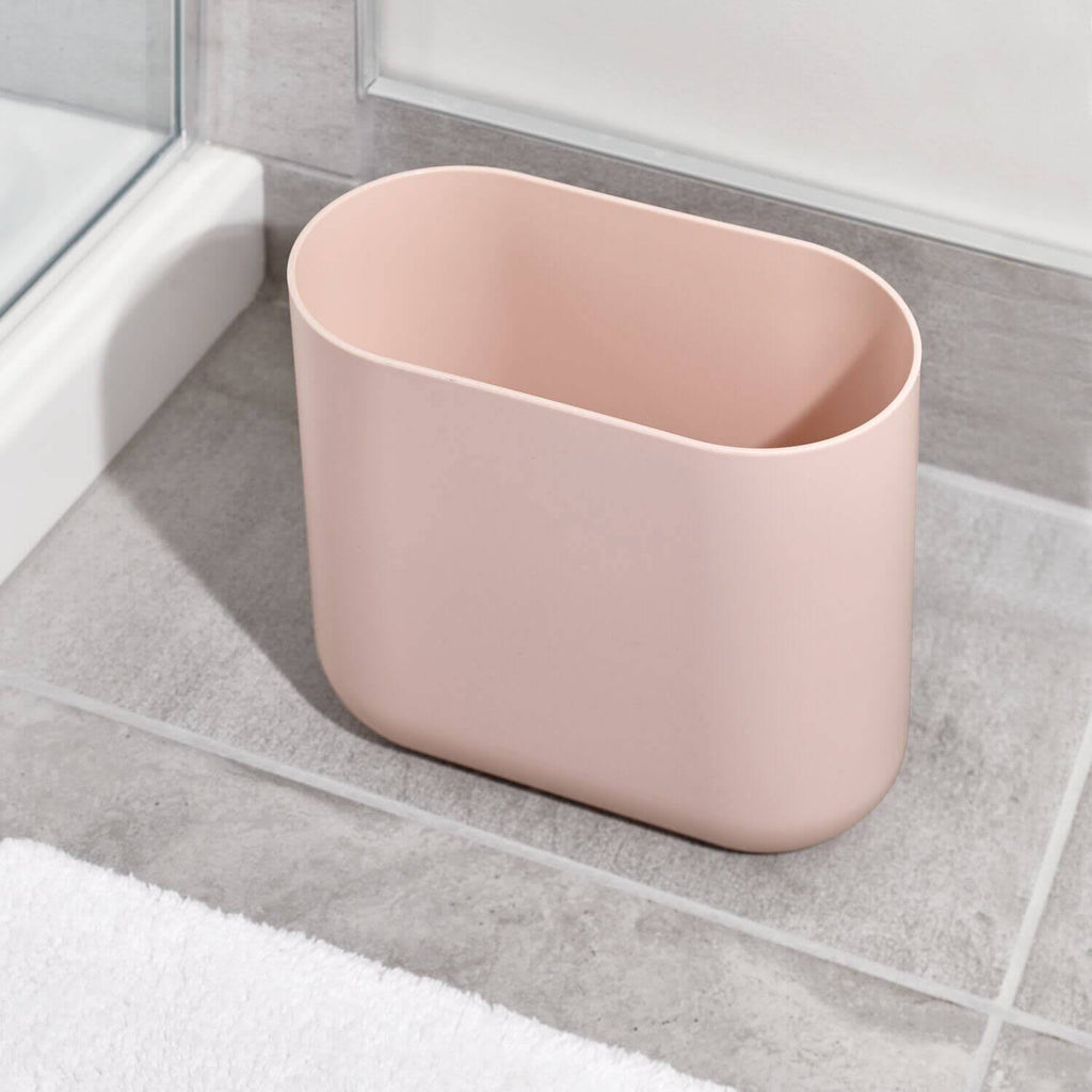Slim White Waste Can F68638