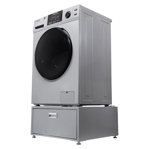 Compact Laundry Solution Washer Dryer with Pedestal V726