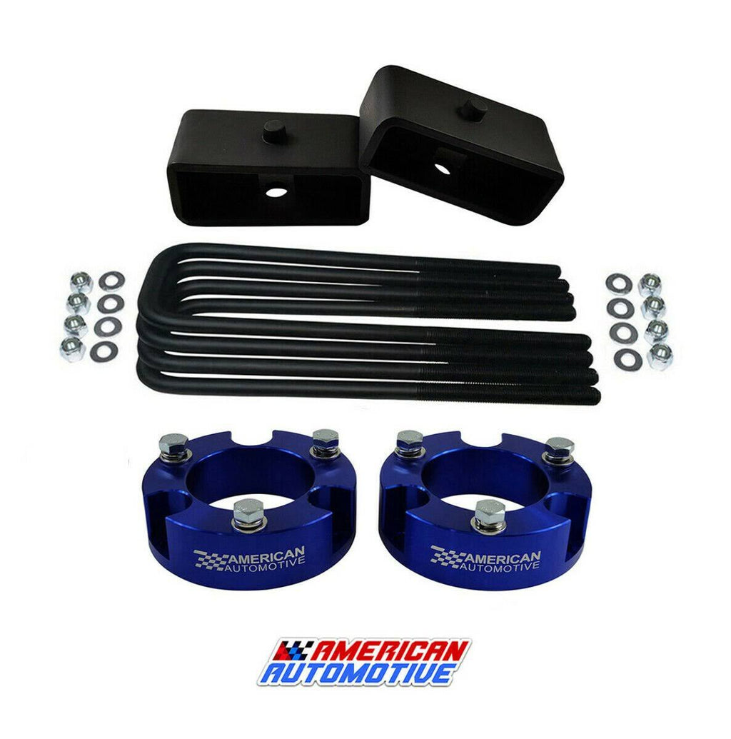 2.5x22 Front + 2.5x22 Rear Blue Leveling Lift Kit Y498