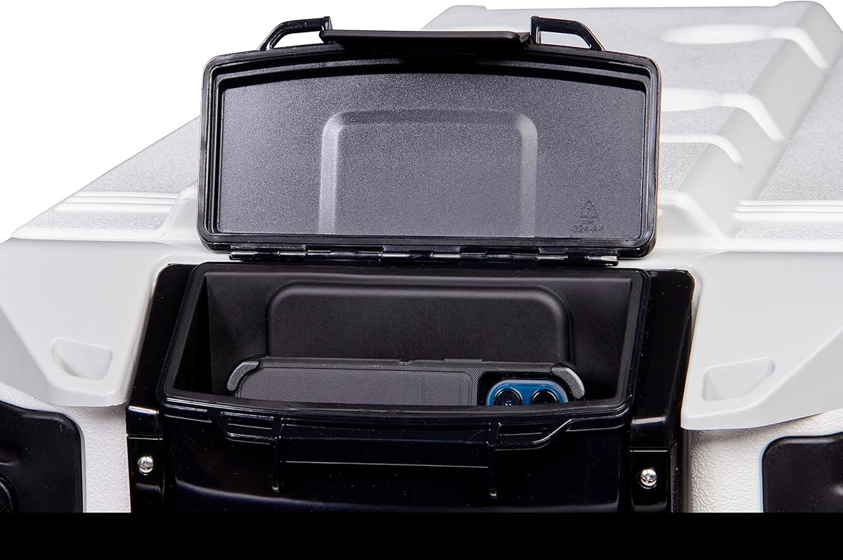 White 70 QT Wheeled All-terrain Cooler Q56152