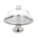 Hammared Stainless Steel Dome Cake Stand V483053