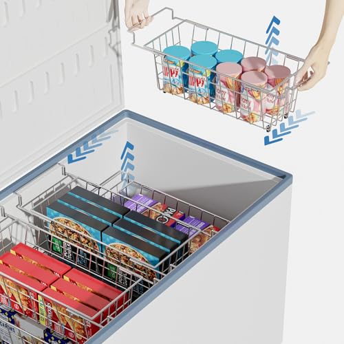 Expandable Stainless Steel Wire Freezer Baskets 2 Pack M94513