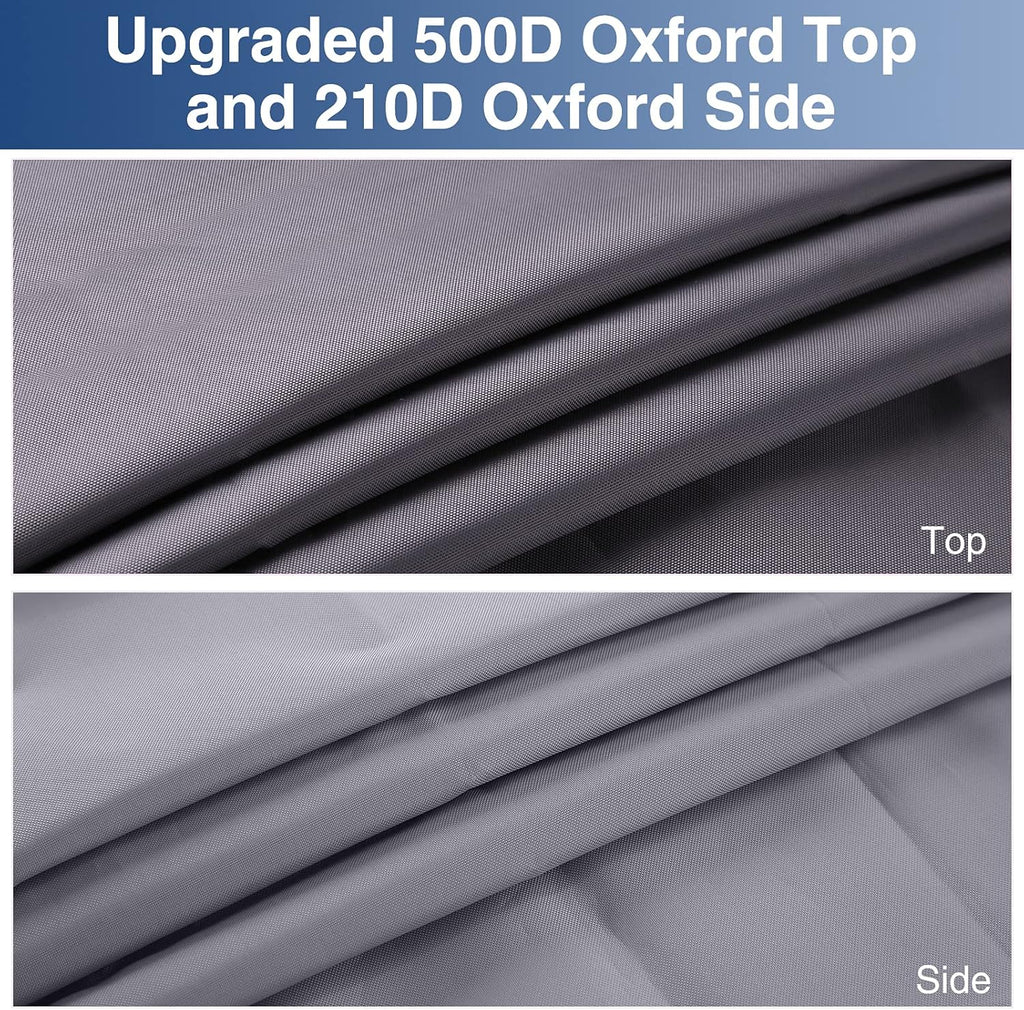 Waterproof 500D Travel Trailer Cover with 4 Tire Covers X351