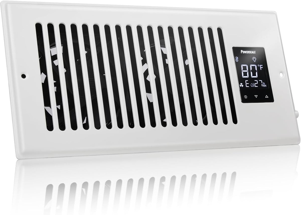 Smart Vent & Quiet Air Booster Register Fan with Humidity Sensor V631