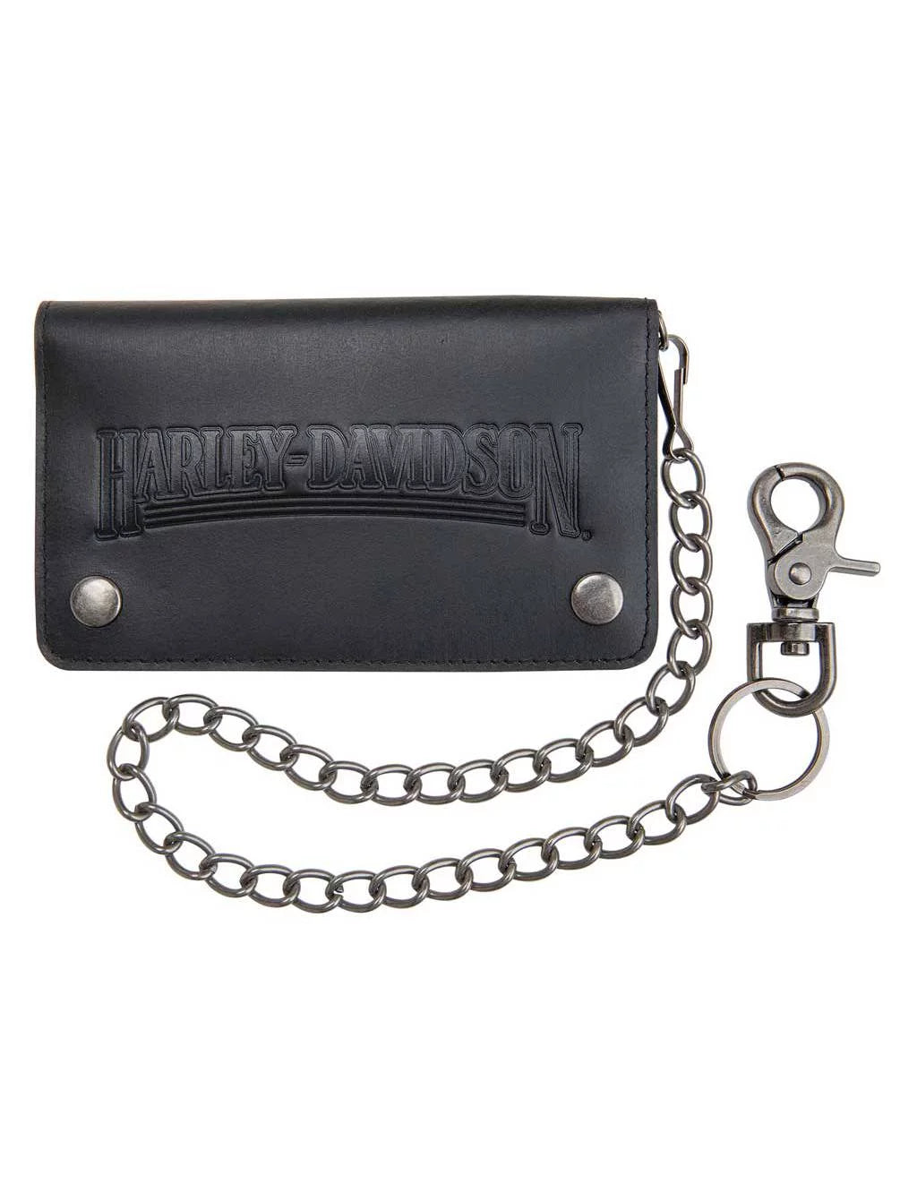 Men's Embossed Biker Leather Wallet B8035