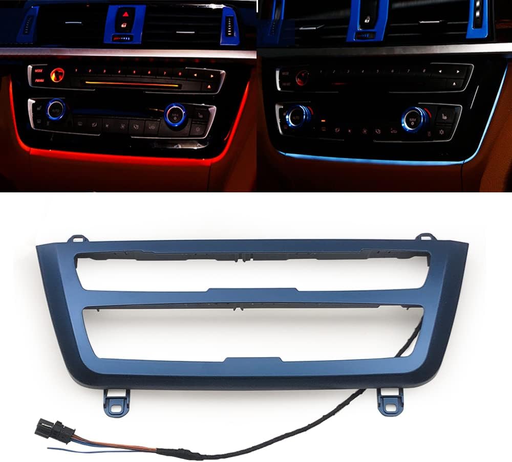 Car Inner Air Condition A/C Panel LED Lighting Ambient Light Trim X8323