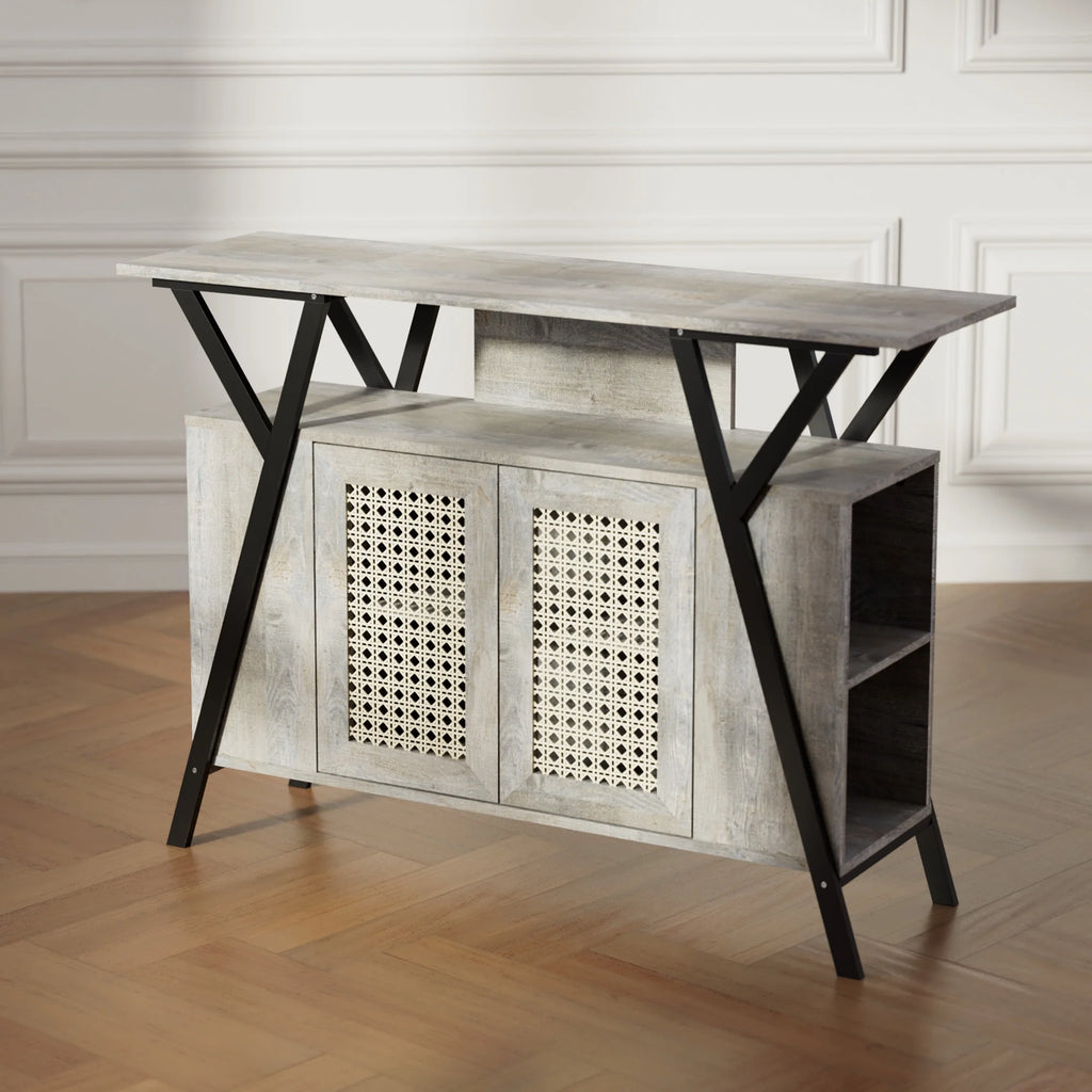 Entrance Storage Cabinet with Adjustable Shelves L2333