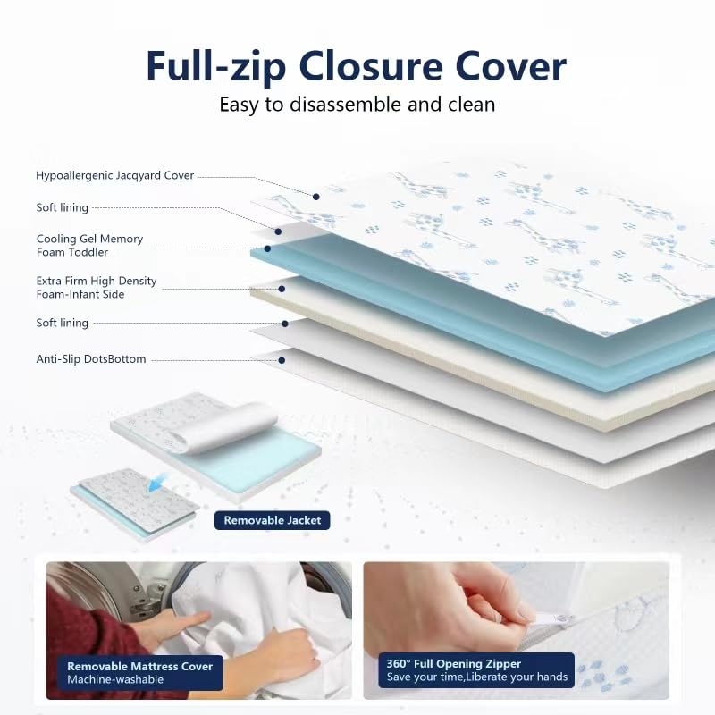 38"x26" Foam Crib Mattress U675