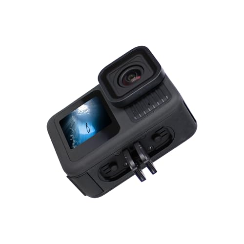 Black Waterproof Action Camera with 5.3K HDR Video, 27MP Photos, Stabilization + 64GB Card & 50 Piece Accessory Kit Z96698