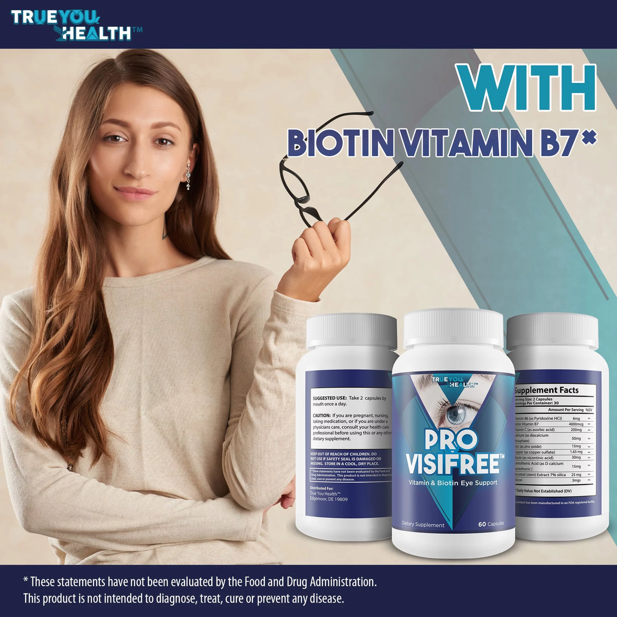 Vitamin & Biotin Eye Support with Minerals & Vitamins N41573